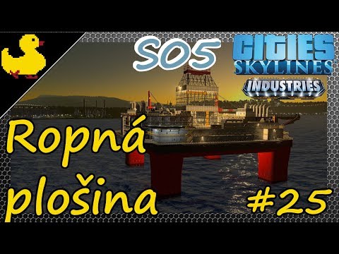 Těžba ropy pod vodou - Cities Skylines Industries CZ S05E25