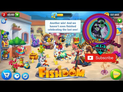 Fishdom Level 5636 - 5640 - Aquarium Mexican Fiesta - World Bon Voyage - Gameplay