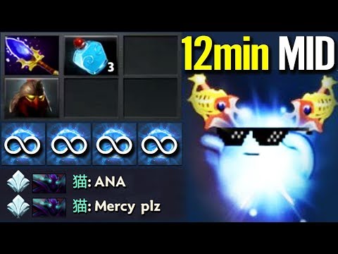 Dota 2 WTF IO MID!? 20 min GGWP Can't Stop 16 Kill Pro Plays by ANA