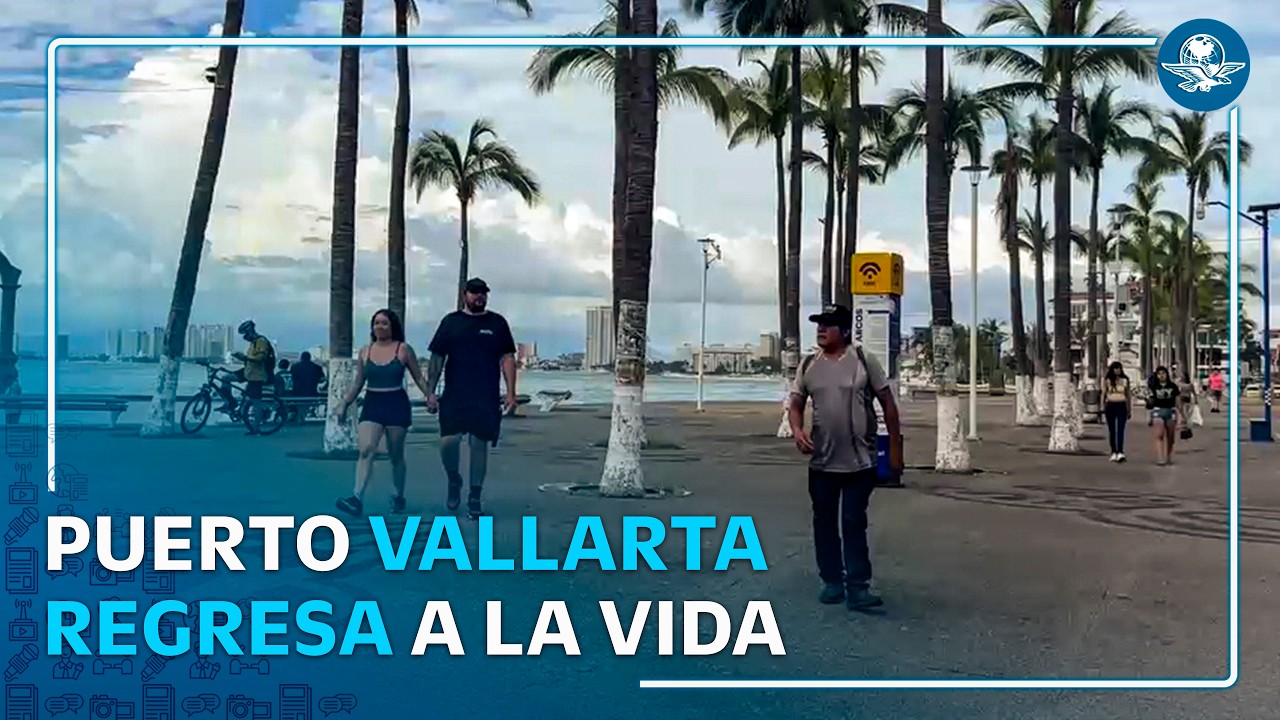 Tras paso de Simon, llega la calma a Puerto Vallarta, habitantes comienzan a retomar actividades