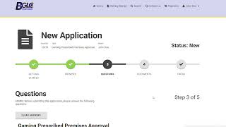 How to Appy for a Gaming Prescribed Premises Licence | GMIS System Tutorial