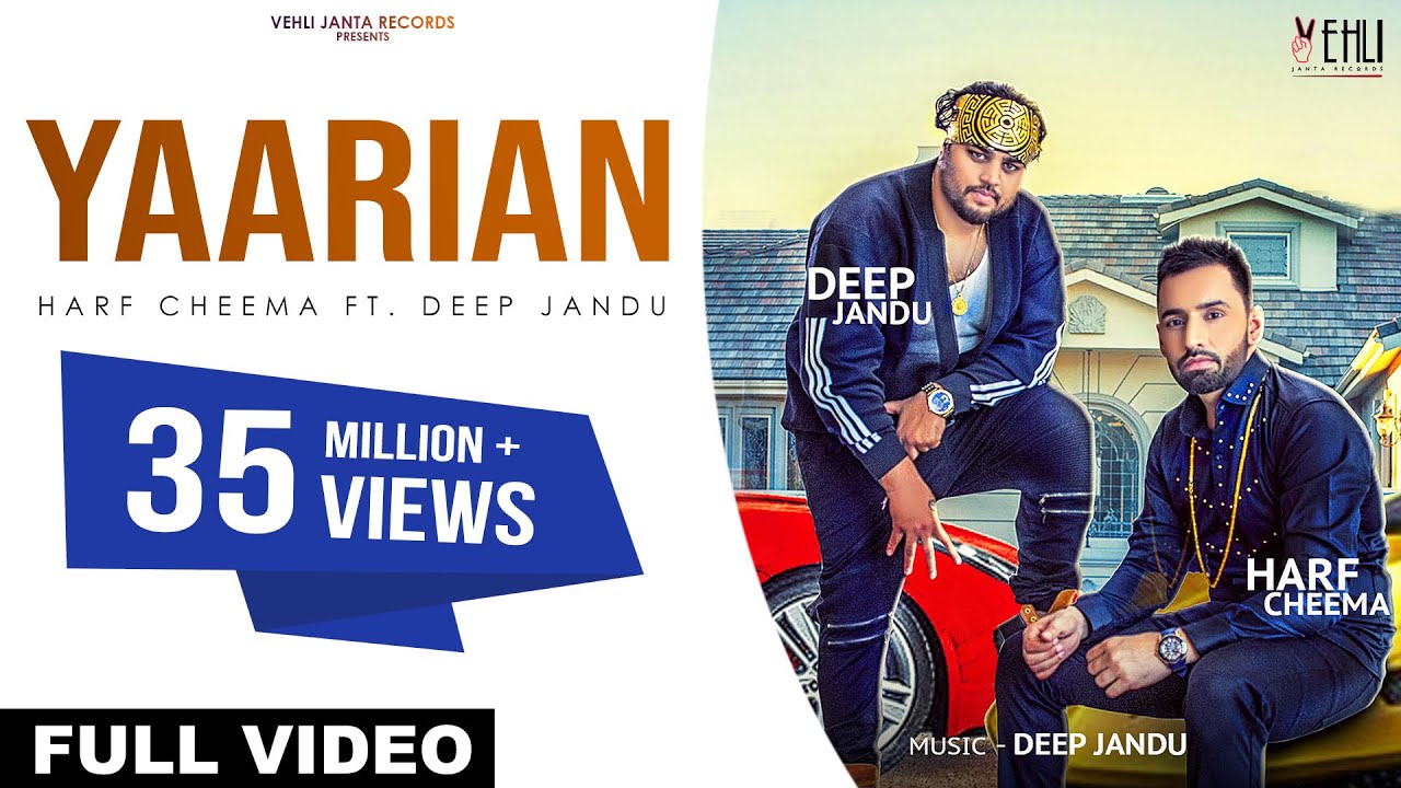 Yaarian (Title) Lyrics  | Yaarian | Harf Cheema, Deep Jandu | Harf Cheema | Deep Jandu