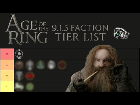 Age of the Ring 9.1.5. Faction Tier List with Poero