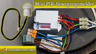 Bewegungsmelder in Lampe nachrüsten / Mini Bewegungsmelder einbauen.