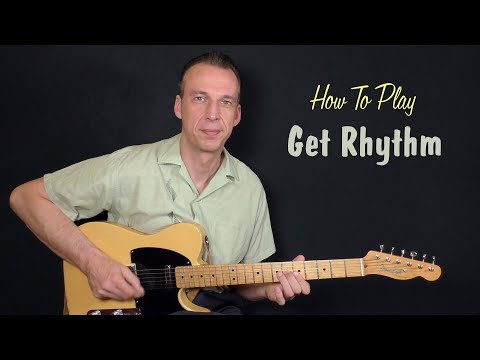 Rockybilly Guitar Lesson - Get Rhythm by Johnny Cash