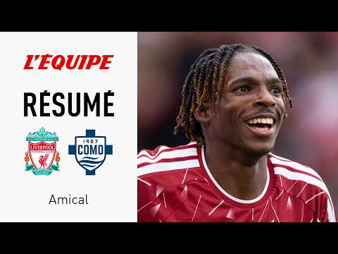 Des débuts de FOLIE pour le Français Jérémy Jacquet, BUTEUR avec Liverpool contre Côme