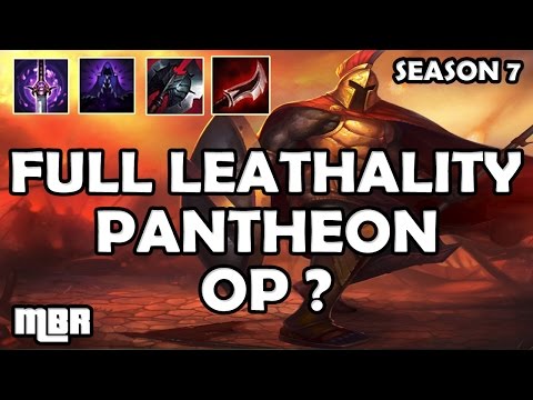 Full Lethality Pantheon OP ? | Myrmidon Pantheon Vs Darius | League Of Legends