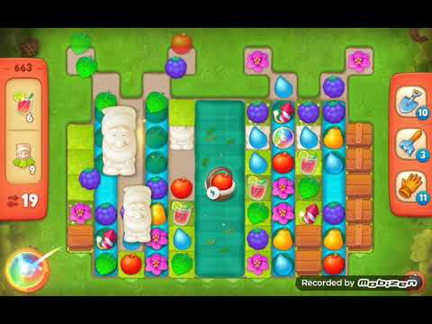 GardenScapes level 663. No boosters. (Version 2023 in description)