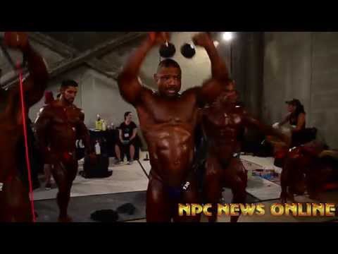 Backstage at the 2015 NPC National Championships Bodybuilding