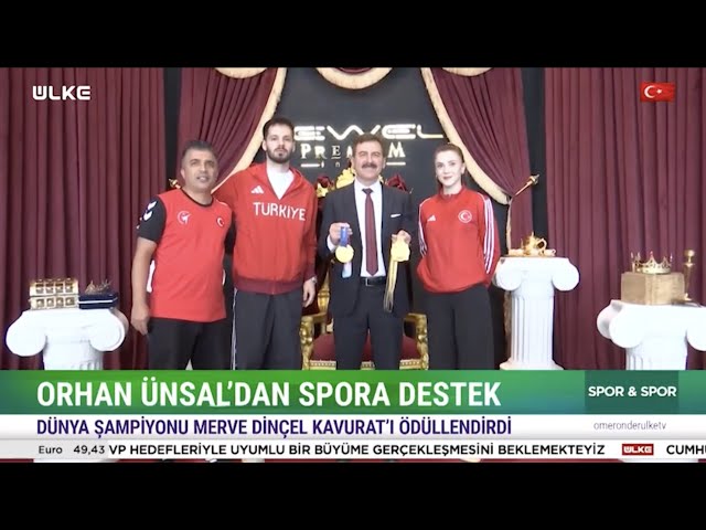 ORHAN ÜNSAL'DAN SPOR'A DESTEK