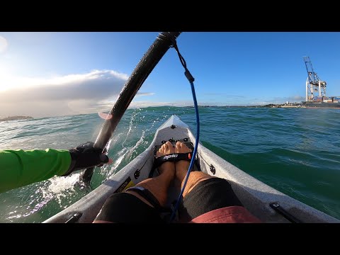 Having fun with the V7 Epic surfski