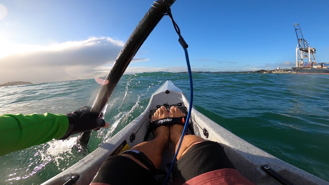 Having fun with the V7 Epic surfski