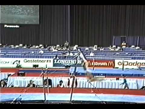 8th Team HUN Andrea Molnar UB - 1991 World Gymnastics Championships 9.362