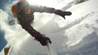 preview picture of video 'Isola 2000 snowboard faceplant !'