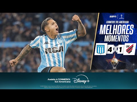 Gols e lances de Racing x Athletico Paranaense