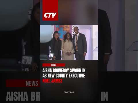 Aisha Braveboy Sworn In as County Executive on Juneteenth #news