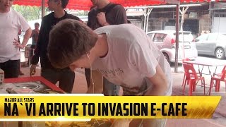 Na`Vi arrive to Invasion e-Cafe (18+ RUS ONLY)