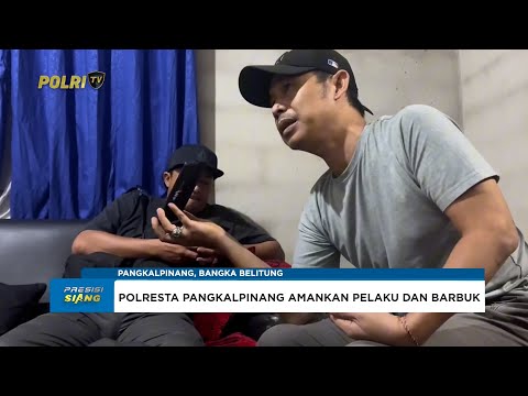 POLRES PANGKALPINANG AMANKAN PELAKU PENCURIAN