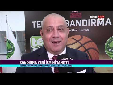 Teksüt Bandırma BK İsim Sponsoru ve Yeni Logo Tanıtım Lansmanından sonra Röportajlar