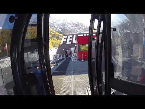 Gondelbahn Spielboden, Saas-Fee (Bergfahrt)