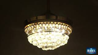 HANS LIGHTING ESC 516B 1200 mm 4 Blade Ceiling Fan