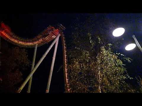 Valkyria Offride POV! BYNIGHT (60FPS) - Halloween Liseberg 2021