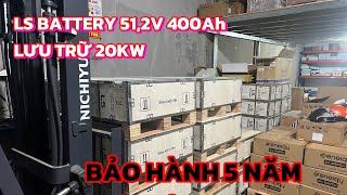 Download the video "Báo giá pin LS BATTERY 51,2V 400Ah lưu trữ 20Kw. Bảo hành 5 năm "