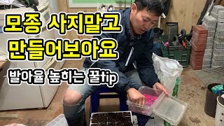 모종 이번엔 사지 말고 만들어 볼까요? (발아율 높히는 꿀팁 포함!)│농사직방