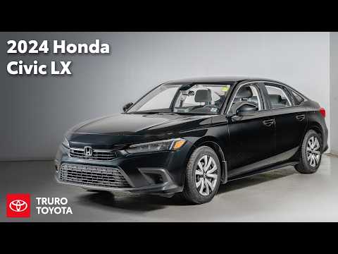 2022 Honda Civic Sedan LX CVT in Black for sale at Truro Toyota in Truro, NS