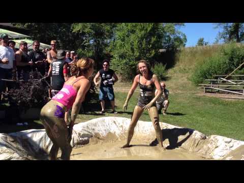 Mud Wrestling @ Muddy Mayhem 2012