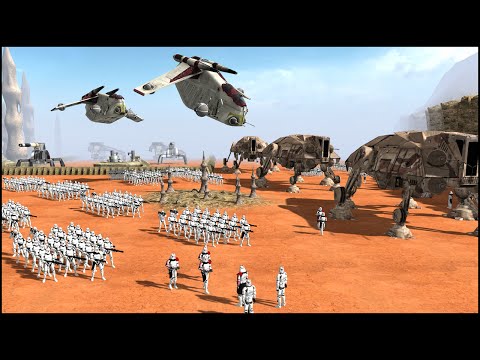 CLONE TASK FORCE - Star Wars: Galaxy at War Mod Gameplay