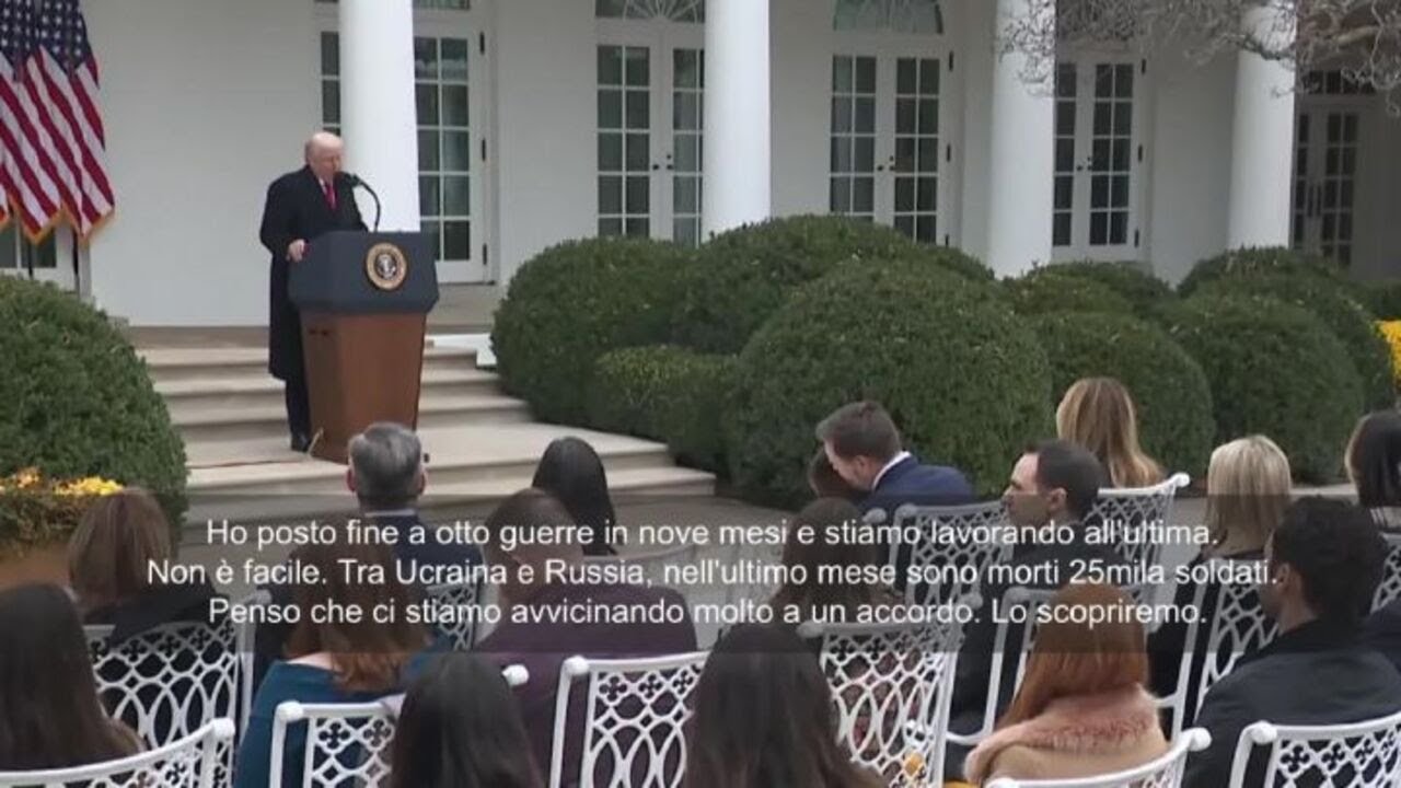 Trump: Siamo molto vicini all'accordo di pace per l'Ucraina