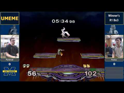 UMeMe 51 - Parzival (Marth) vs Peelee (Fox) - WR1