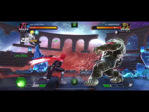 Mcoc Guillotine 2099 Labyrinth Of Legends Solo Of Abomination
