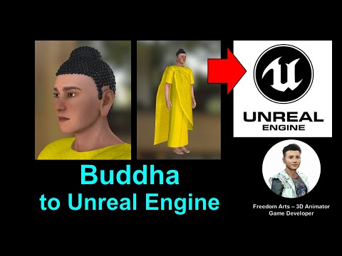 Character Creator 3 Buddha to Unreal Engine