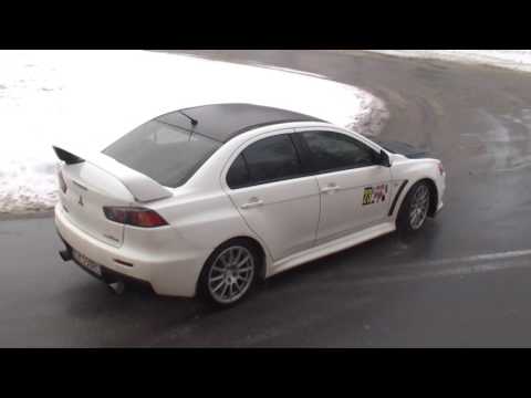 M. NOWAK / S. BUZAŁA - Mitsubishi Lancer EVO X - V Dębicka MotoOrkiestra 2017 WOŚP Dębica 15-01-2017