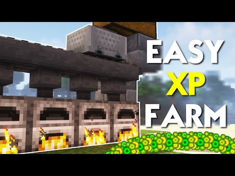 Minecraft Easy XP Farm Tutorial 1.21 | Fastest Furnace/Cactus XP Farm