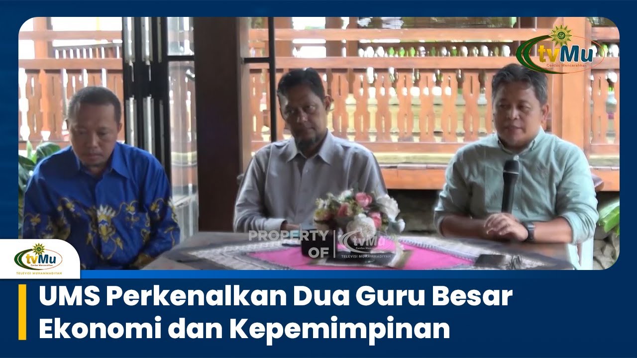 FEB UMS Kembali Tambah Dua Guru Besar Baru
