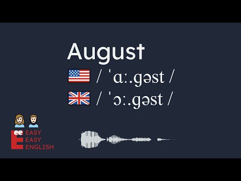 How to pronounce August? US English UK English IPA Audio Waveform 👩👨 How to say August correctly?