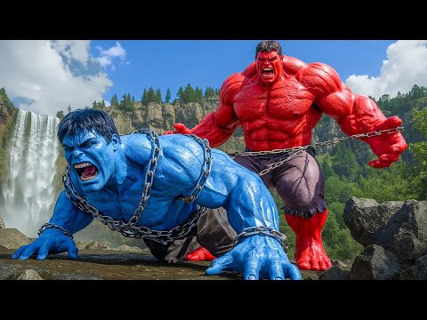 BLUE HULK vs RED HULK EPIC BATTLE! However, SPIDER MAN Unexpected SAVE Changes Everything!