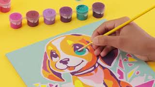 Kreativní sada Maped Creativ Paint by number - tukan a motýl