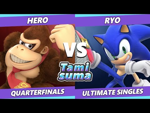 TAMISUMA 229 Quarterfinals - Hero (Bowser, Donkey Kong) Vs. RYO (Sonic) SSBU Smash Ultimate