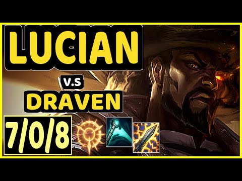 FORG1VEN (LUCIAN) vs DRAVEN - 7/0/8 KDA BOTTOM ADC CHALLENGER GAMEPLAY - EUW