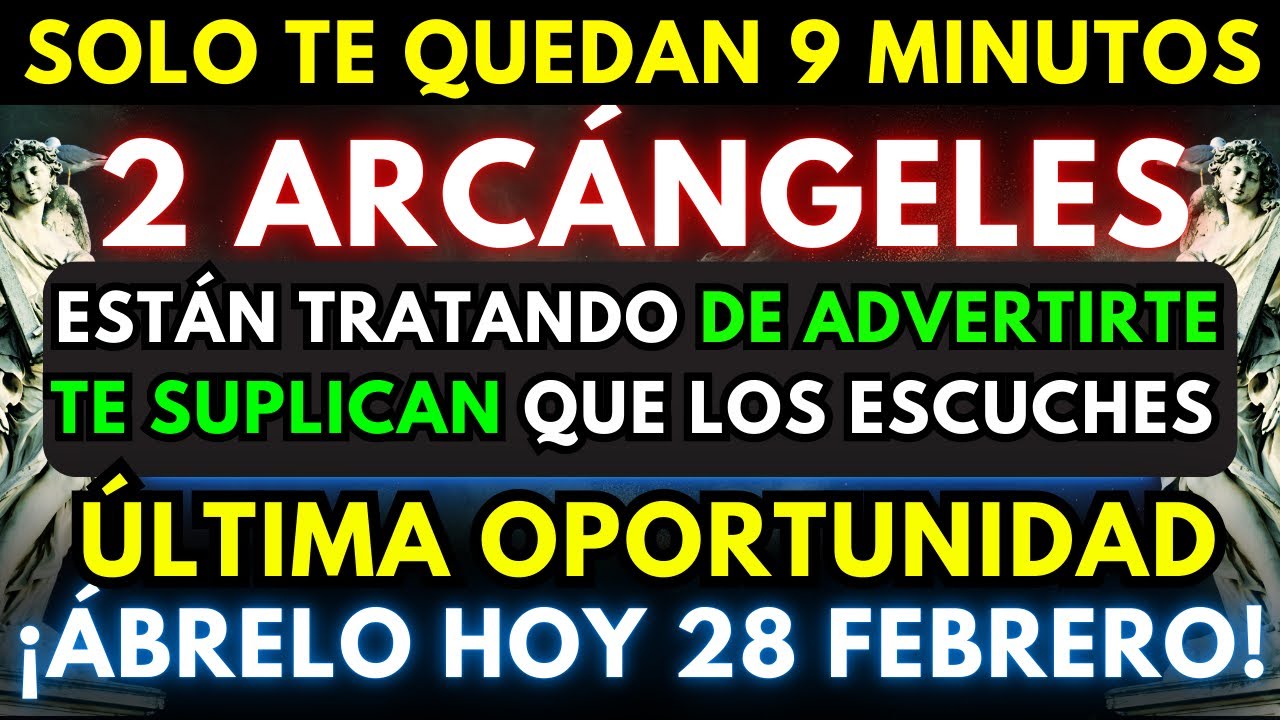 DIOS DICE: ABRE ESTE VIDEO ANTES DE QUE PASEN 9 SEGUNDOS... ¡NO LO IGNORAS O TE ARREPENTIRÁS!" ⏳⚠️