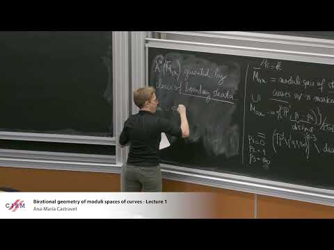 Ana-Maria Castravet : Birational geometry of moduli spaces of curves - Lecture 1