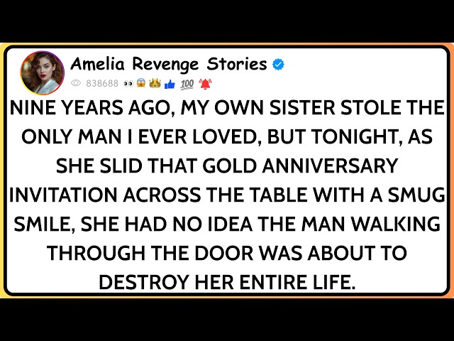 My Sister Stole My Fiancé — 9 Years Later, She Laughed At Dinner… Until My ... | Healing Stories SDDEFAULT Thumbnail