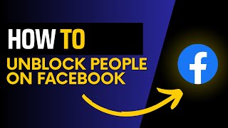 How to unblock people on facebook 2023 (New Method)