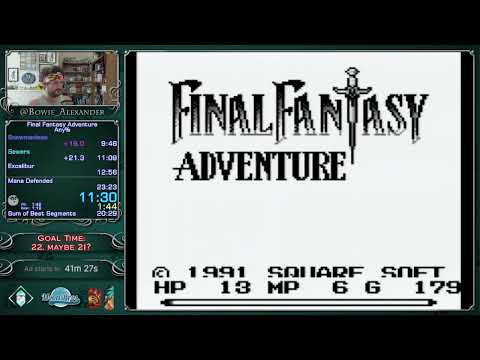 [Speedrun] Final Fantasy Adventure any% in 23:08