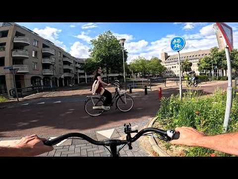 Cycling in Houten, Netherlands