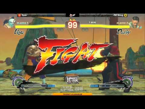 USF4 @ TKONY 2015 A League - PIE Smug vs Zeus [720p/60fps]